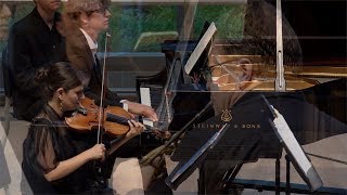 LIGETI Trio for Violin Horn and Piano quotHommage à Brahmsquot  ChamberFest Cleveland 2018 [upl. by Ravo]