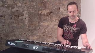 Roland FA07 Music Workstation performance by Elyes Bouchoucha [upl. by Leatrice]