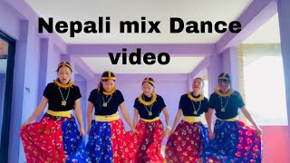 Nepali mix songs Group dance💗 [upl. by Marco404]