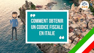 Comment demander et obtenir un codice fiscale en Italie [upl. by Korff]