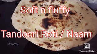 Tandoori Roti recipe on tawa Butter Tandoori Naan at home [upl. by Eelsnia]