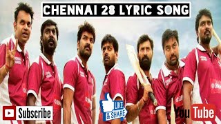 Chennai 28  Jalsa Pannugada Lyric Song  Tamil  BLACK EDITZ [upl. by Demott]