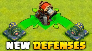 New Merged Defenses in Clash of Clans [upl. by Aziul710]