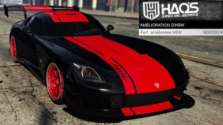 GTA ONLINE BANSHEE GTS CUSTOMISATION VIPER CUSTOM GTA5 HAOS ALL CUSTOMIZATION AGENTS SABOTAGE [upl. by Sauls193]