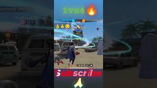 1vs4🗿 freefire new sadshayari😔viralshort video yash subscribe 🙏😔🥺💯🥀 [upl. by Dnaltruoc]