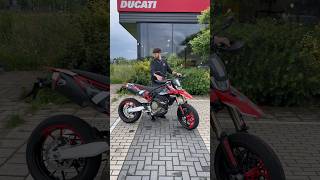 Ducati Hypermotard 698 Mono RVE with full Termignoni race exhaust [upl. by Maura]