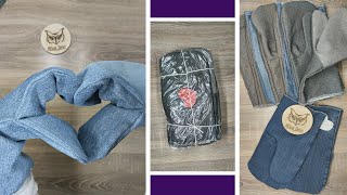 Work gloves  DIY  Idea for old jeans [upl. by Anidualc238]