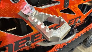 Sidehill Moto FallLine Footpegs Installation and Thoughts [upl. by Alesi]