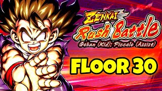 Yamcha Solos Kid Gohan Floor 30 Zenkai Rush Battle  Dragon Ball Legends [upl. by Lance]