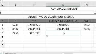 EXPLICACIÓN EXCEL CUADRADOS MEDIOS [upl. by Yelloh158]