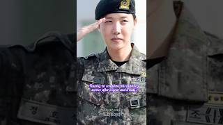 welcome back Jhope😭🫡 hope military discharge❣️ jhope ytshorts [upl. by Nancey]