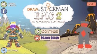 Draw a Stickman EPIC 2  100 Walkthrough [upl. by Milburt]