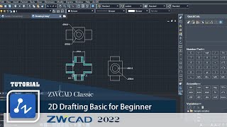 ZWCAD  Tutorial  2D Drawing Basic [upl. by Jeb]