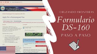 COMO LLENAR FORMULARIO DS160  2021 B1B2 [upl. by Anirba]