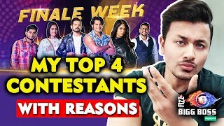 My TOP 4 Contestants Of Bigg Boss 12 With Reasons  Charcha With Rahul Bhoj [upl. by Harmonia415]