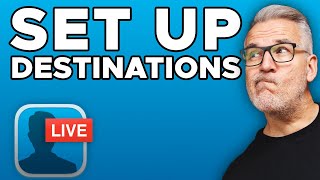 How To Set Up Livestream Destinations In Ecamm Live Version 4 [upl. by Clementina]