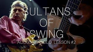 Sultans Of Swing  Licks 18  25 Riffs 1  3  Acoustic Guitar Lesson  NBN Guitar [upl. by Atteiram258]