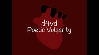 d4vd  Poetic Vulgarity 1 Hour Loop [upl. by Nylear962]