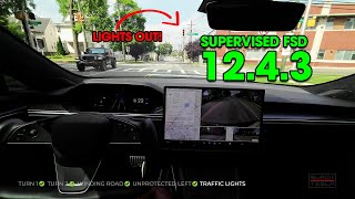 Driving With Teslas FSD 1243  Quick First Impressions [upl. by Desmond751]