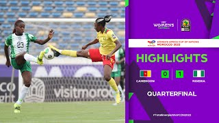 Cameroon 🆚 Nigeria  TotalEnergies Womens Africa Cup of Nations 2022  QF [upl. by Akeinahs]