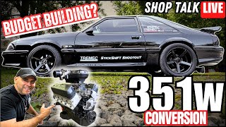 Fox body 351w Engine Swap Conversion What to Expect Power Vs Cost [upl. by Ahsenaj]