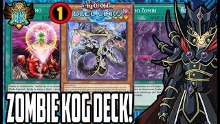 🤴80 REY DE DUELOS Y DE LOS ZOMBIES💪  NUEVO ZOMBIE CONTROL KOG DECK  YuGiOh Duel Links [upl. by Nart]