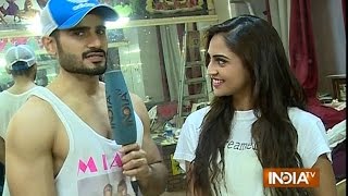 Karan Tacker and Krystle Rehearse for Their Upcoming Performance  India TV [upl. by Ahsam]