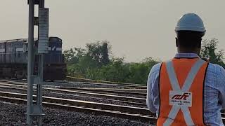 friction buffer stop test in common loop line no01 New Makarpura Yard DFCCIL [upl. by Isdnyl]