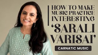 ⁣ How to make Music Practice Interesting  Explaining Sarali Varisai  Deepika Varadarajan sarali [upl. by Killigrew880]