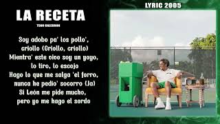 La Receta Tego Calderón Letra Audio Oficial [upl. by Adham]