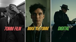 IMAX vs 70MM vs Digital which Oppenheimer format was best [upl. by Assyl]