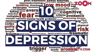 10 Signs of Depression  Mental Health Awareness [upl. by Nerret]