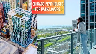 Epic Chicago Penthouse Apartments on Millenium Park Welcome to Parkline [upl. by Middle]