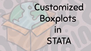 Graphs in STATA Customized Boxplots [upl. by Caddaric]