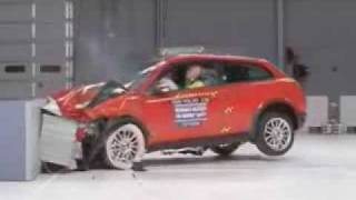 Crash Test 2008  2009 Volvo C30 Frontal Offset Impact IIHS [upl. by Rabiah]