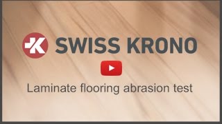 Laminate Flooring Abrasion Resistance Test [upl. by Ellie]