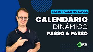 Como Fazer Calendário Dinâmico no Excel [upl. by Rosel]