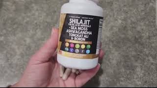 Shilajit Supplement  Sea Moss  Ashwagandha  Tongkat Ali  Boron  Magnesium  Fulvic Acid [upl. by Eillil]