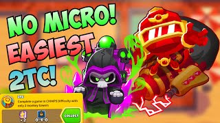 2TC NO MICRO Easiest Possible 2 Tower CHIMPS Guide EVER [upl. by Aneelad]