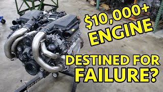 Mercedes ML550 M278 BiTurbo V8 Engine Teardown Unavoidable Failure [upl. by Alahc]