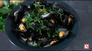 Moules marinières à la crème fraîche [upl. by Palmer]