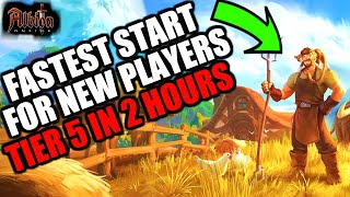 The FASTEST POSSIBLE START for New Players Albion Online Beginners Guide [upl. by Ennaihs]