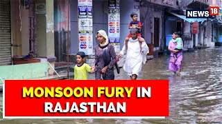 Monsoon Fury In Rajasthan Heavy Rains Lash Jodhpur More Rainfall Expected  English News [upl. by Oicor]