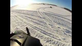 Arctic Cat F7 vs Polaris XC 700 [upl. by Nrubyar811]