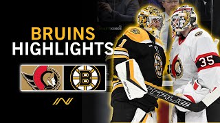 Bruins Highlights Linus Ullmark Returns To Boston For First Time Since Trade [upl. by Atiekahs346]