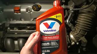 Best Transmission Fluid for HondaAcura  Valvoline MaxLife ATF  Replace ATFZ1 or DW1 [upl. by Melac9]