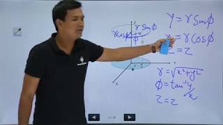 Electro Magnetics  Cylindrical Coordinate System [upl. by Clift135]