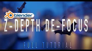 Using the Defocus Node in Blender VFX Compositing Tutorial [upl. by Camellia835]