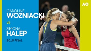 Caroline Wozniacki vs Simona Halep Full Match  Australian Open 2018 Final [upl. by Dream]