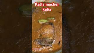 Katla macher Kalia recipe bengalirecipe fishrecipe food [upl. by Boaten]